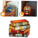 Timeless Stacked Books Lamp