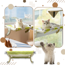 Tool-Free Cat Bed & Window Perch