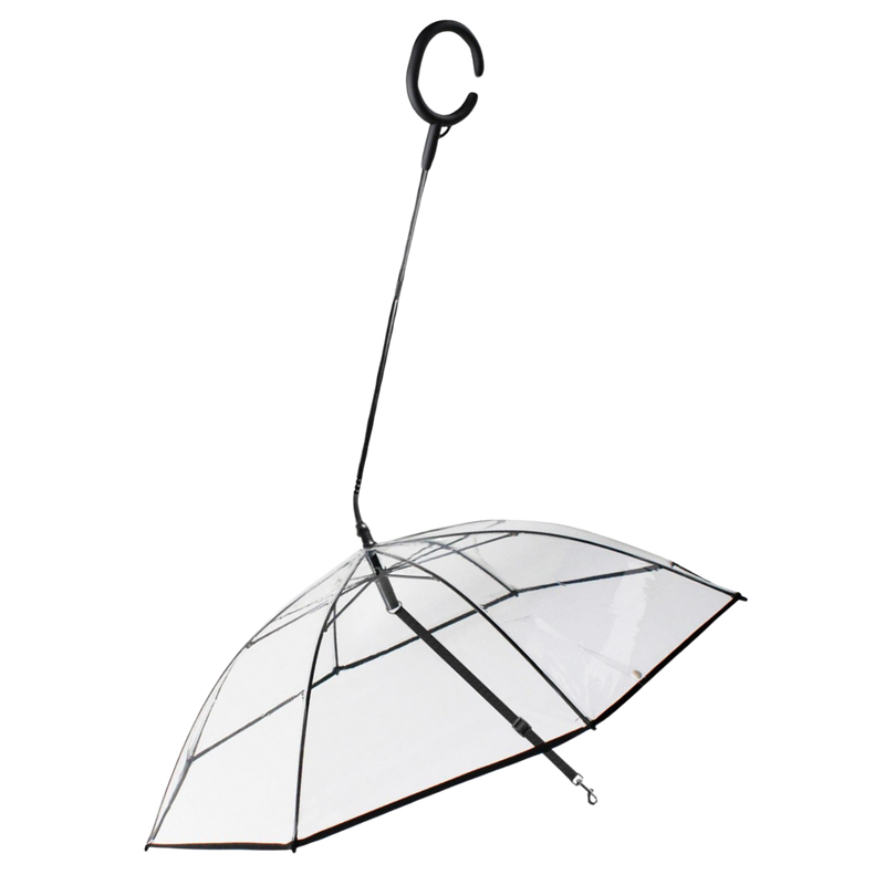 Transparent Dog Umbrella Leash