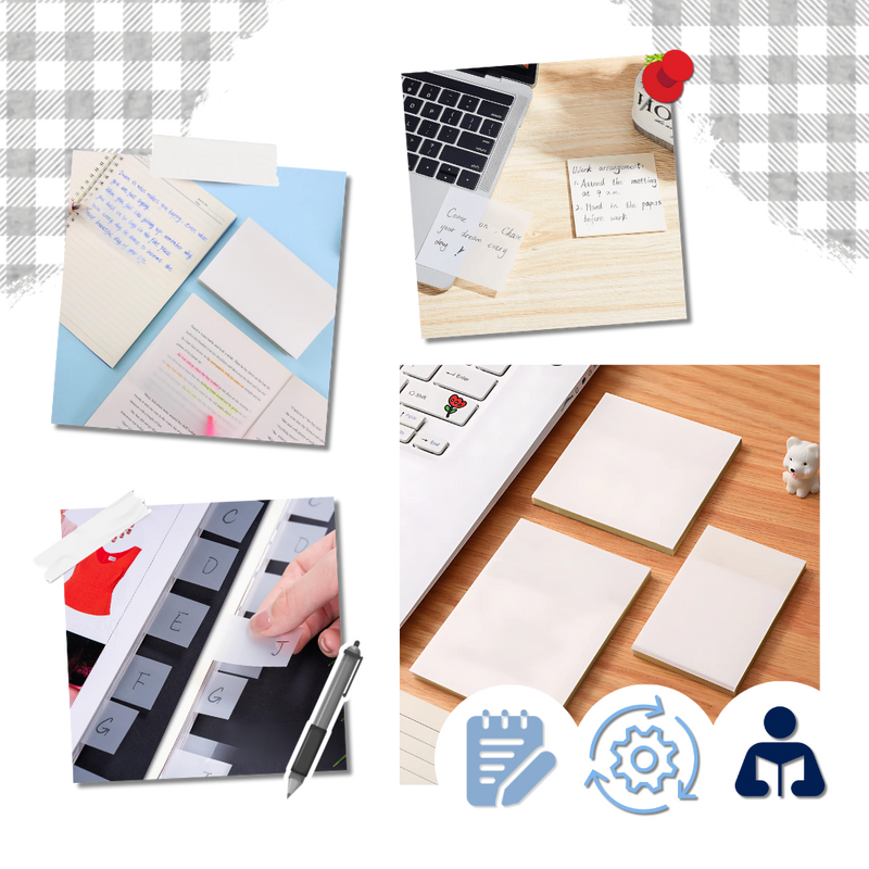 Transparent Waterproof Stickies