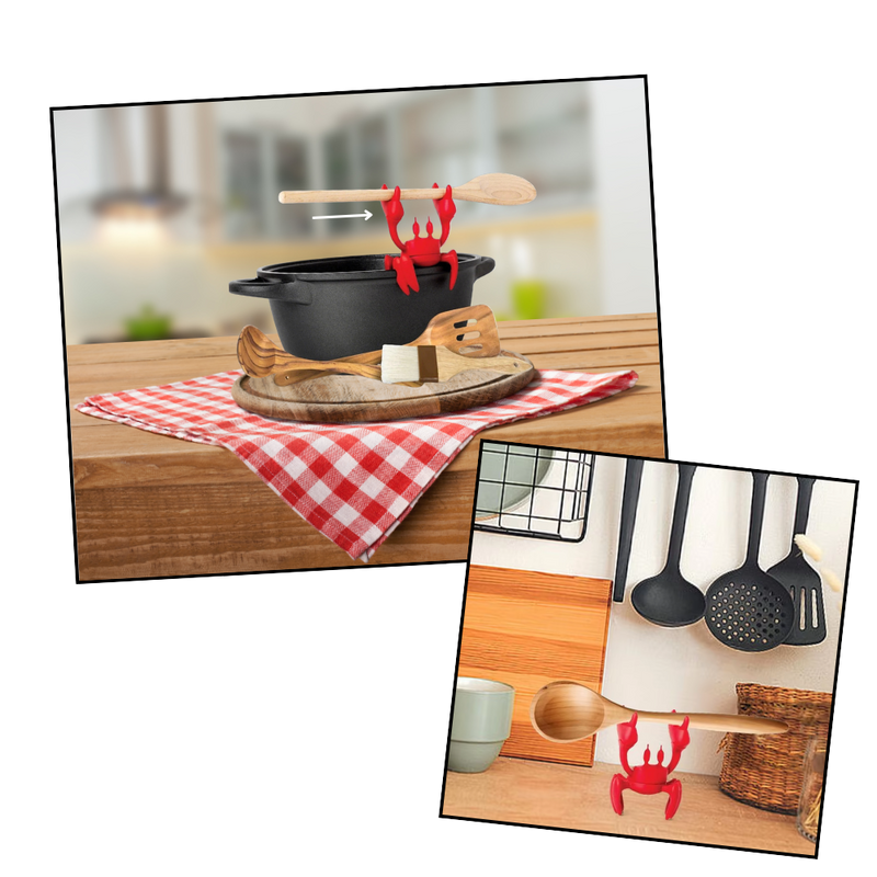 Fun Crab Non-Slip Spoon Holder
