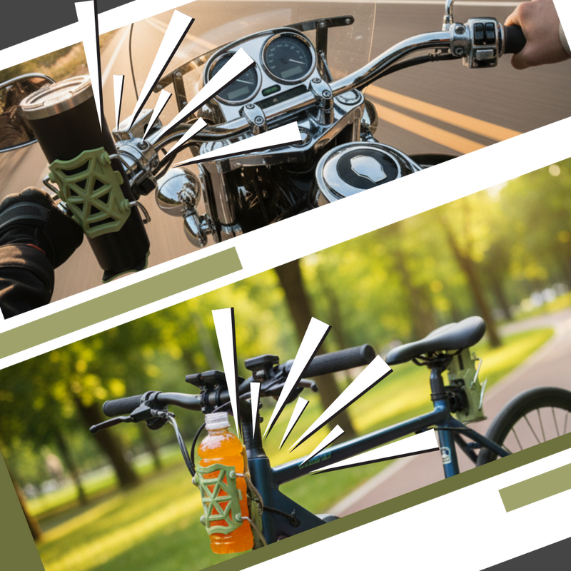Universal Bike Handlebar Cup Holder