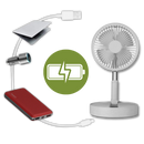 USB charging portable fan