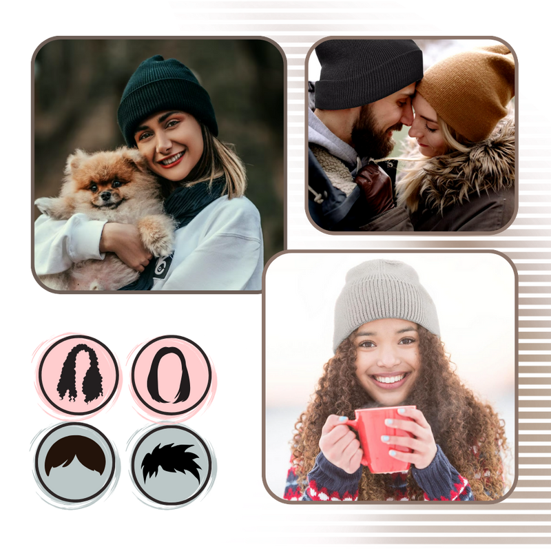 Warm Knit Satin Lined Beanie