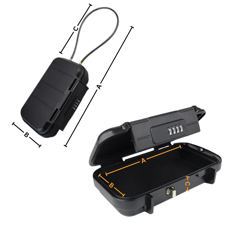 Waterproof Small Lockable Storage Box