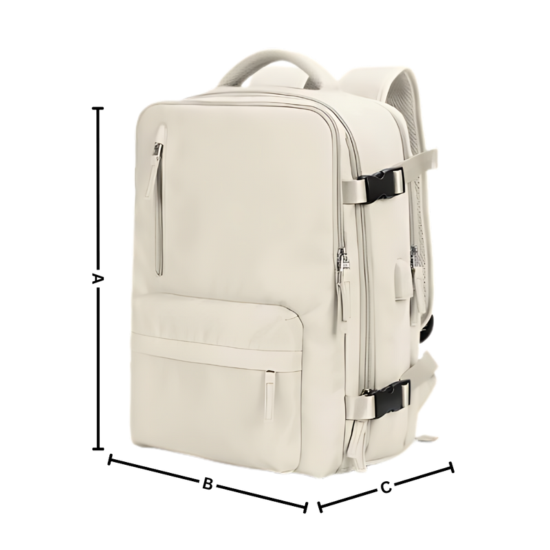 Waterproof USB Charging Travel Rucksack