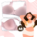 Wireless Plus Size Push Up Bra