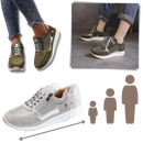 Rhinestone Wedge sneakers