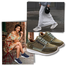 Rhinestone Wedge sneakers