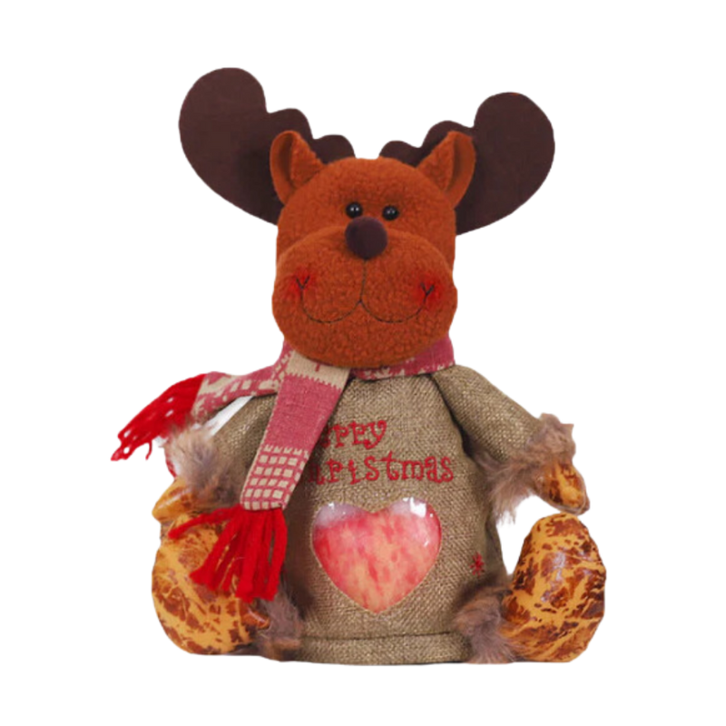 Zip Close Reusable Christmas Gift Bag