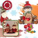 Zip Close Reusable Christmas Gift Bag