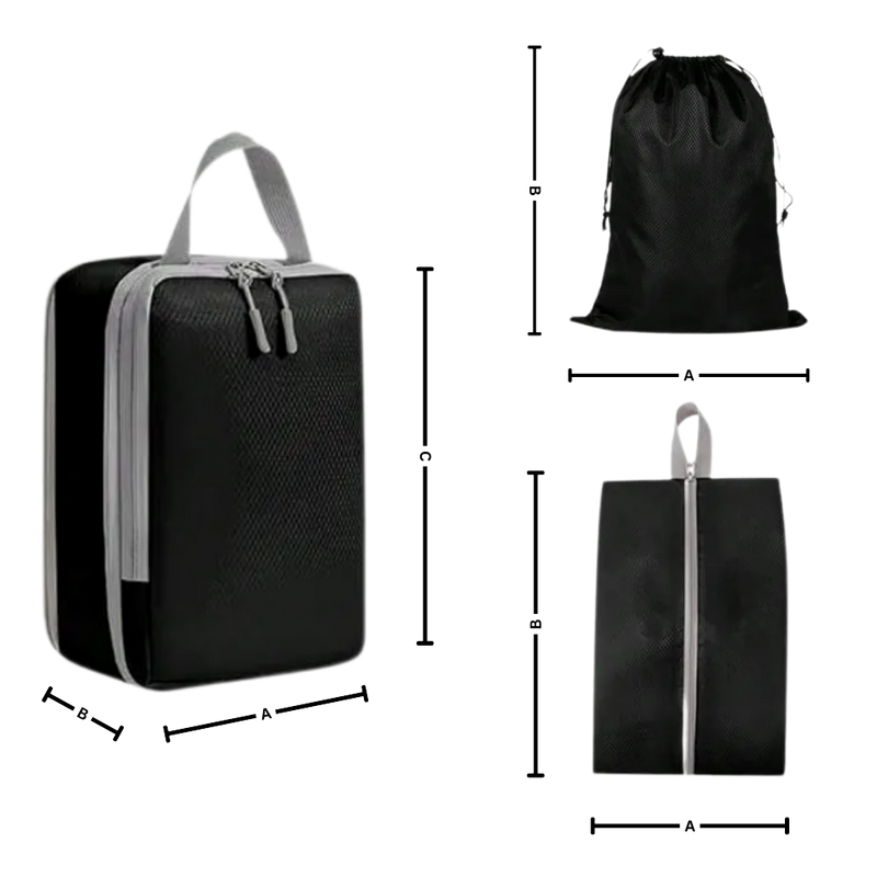 Zip Compress Luggage Organizer