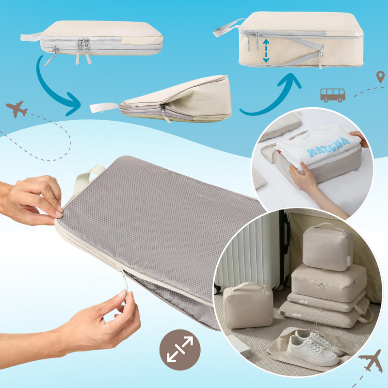 Zip Compress Luggage Organizer