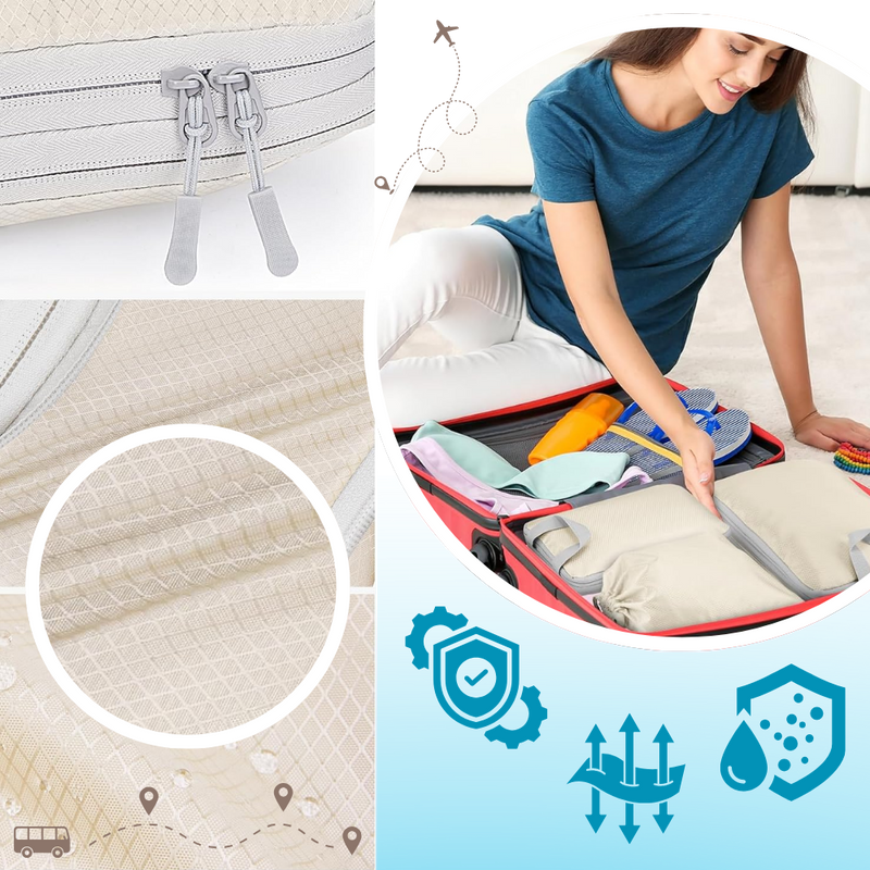 Zip Compress Luggage Organizer